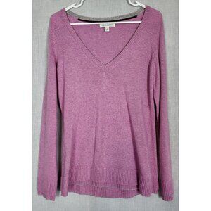 Banana Republic Wool Cashmere Blend Sweater Women's M Italian Yarn Spring Soft